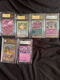 Pokémon graded slabs