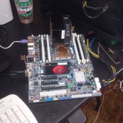 HP Z420 Mobo + Xeon CPU + Ram + GPU Combo