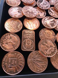1oz Copper Rounds & Bars