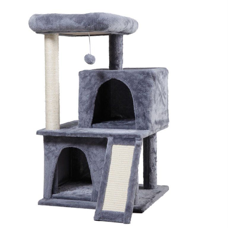 Pefilos Cat Tree Tower for Adult Cats, Multi-Level Cat Tree house for indoor cats Cat Tower Furniture with Sisal-Covered Scratching Posts, Cat Condo f