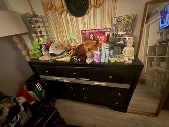 Black dresser