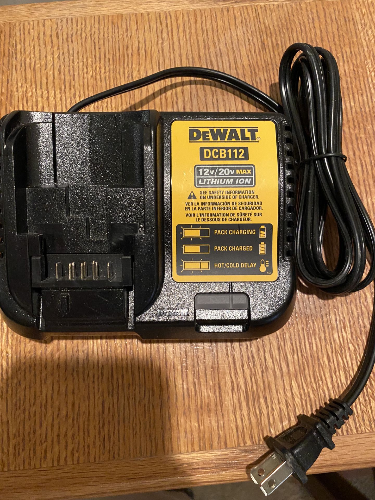 New Dewalt 20V Battery Charger