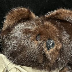  Brown Mink Teddy Bear,, So Soft , 10” Sitting Down , Luxurious Feeling 