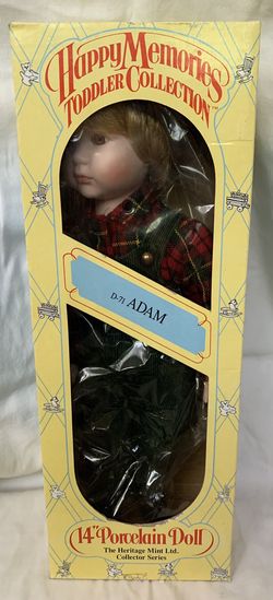 Heritage Mint “Adam” Porcelain Doll – Happy Memories Toddler Collection