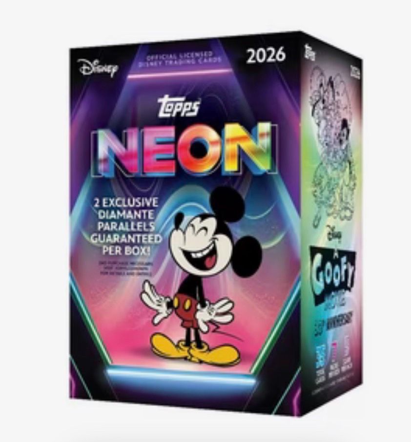2026 Topps Disney Neon Value Box