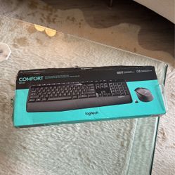Logitech Full-size Wireless Keyboard And Mouse