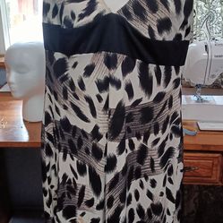 Animal Print Summer Dress Small Med