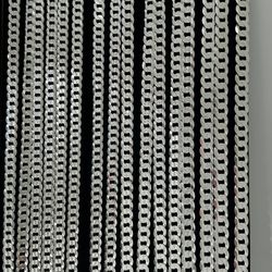 Sterling Silver Solid Curve Cuban Chain 