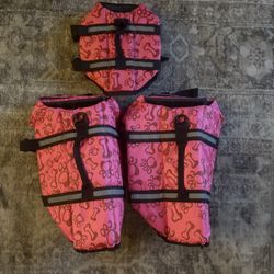 Pink Water Vests For Pets 