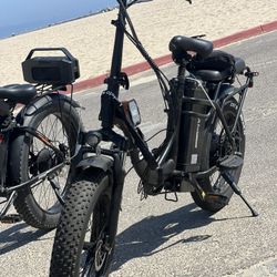 Axiniu Folding Electric Bike 13Ah 1500W Peak Power Ebikes 28MPH 3A Commuter Bike