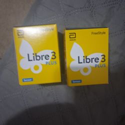 2 Brand New Libre 3 Plus Diabetic Monitors 