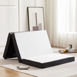 Set of 3 Foldable Memory Foam Floor Mattresses – Portable Sleeping Mats