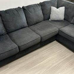 Slate Gray Sectional Couch