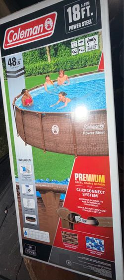 18 feet coleman pool