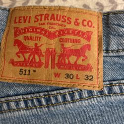 511 Blue Levis Pants