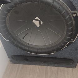 Subwoofer Kicker Y Amplificador 