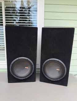 Memphis Audio MOJO12 12" 3000W Subwoofers in Ported Boxes