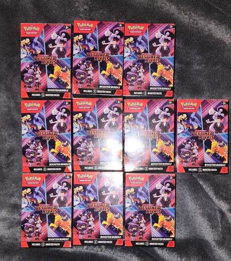 Pokémon Destined Rivals Booster Bundle set