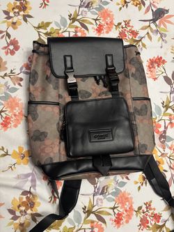 Camo coach backpack