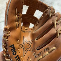 Prostar left kids baseball mitt glove vintage 