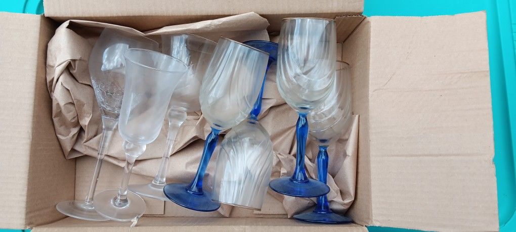 6 Random Wine Glasses