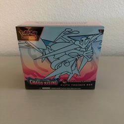 Pokemon Center Chaos Rising ETB