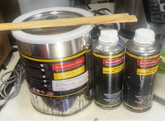 This is a TCP Global Restoration Shop brand Machinery Gray acrylic enamel automotive paint