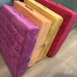 Mismatched Floor Cushions