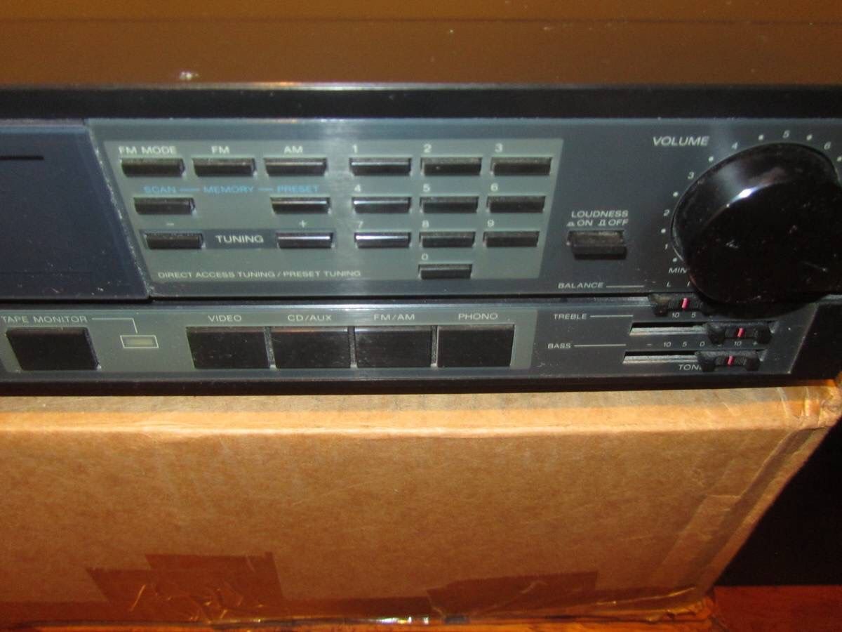 Vintage Sony STR-AV250 CIB AV Receiver Fm Am Stereo Black 90