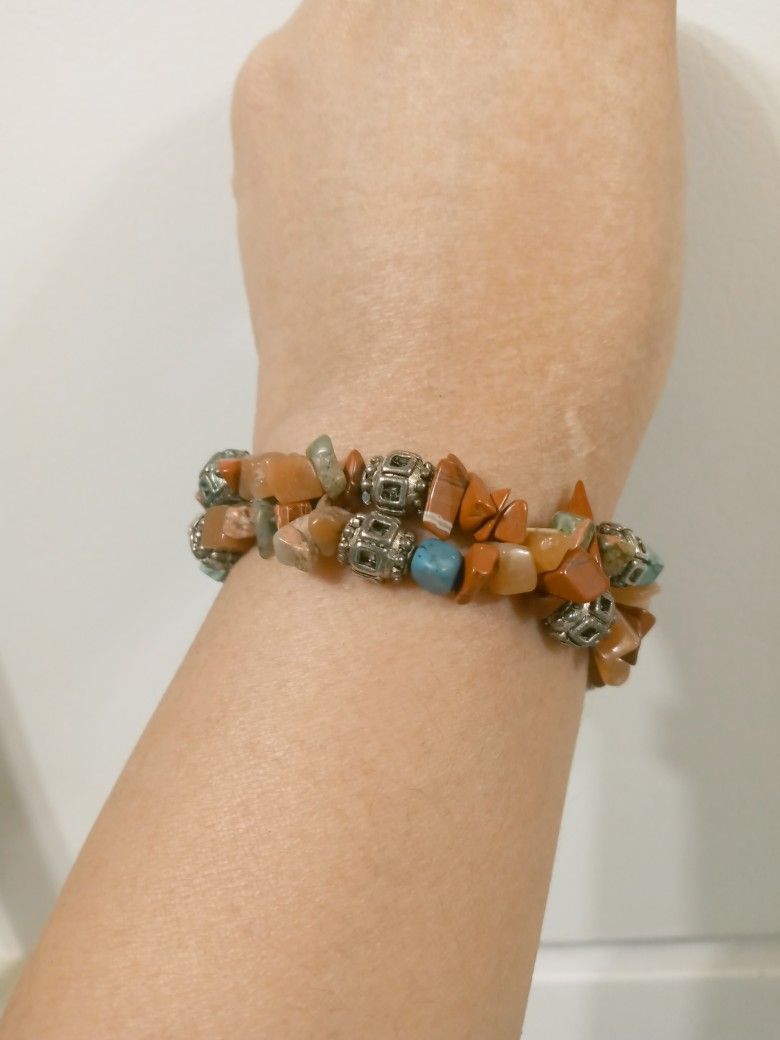 Vintage Natural Stones Bracelet