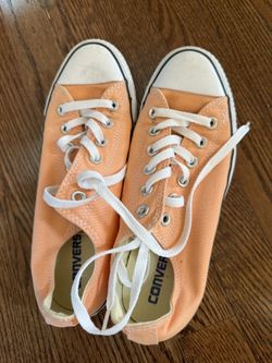 Orange Converse Sheos Size 6.5/8.5