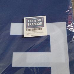Lets Go Brandon Flag 3x5 FT With 2 Brass Grommets, Indoor Outdoor Decoration, Double Stitched Polyester Anti Fading Double Sided Funny Fjb Flag (Blue）