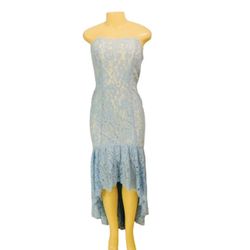 Maniju Sz M Woman Strapless Dress