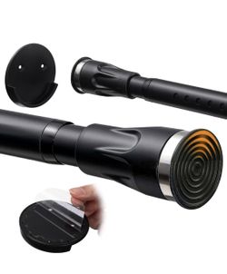 Shower Curtain Rod, 3-in-1 Installation (No Drilling, Adhesive Or Screw In Mount