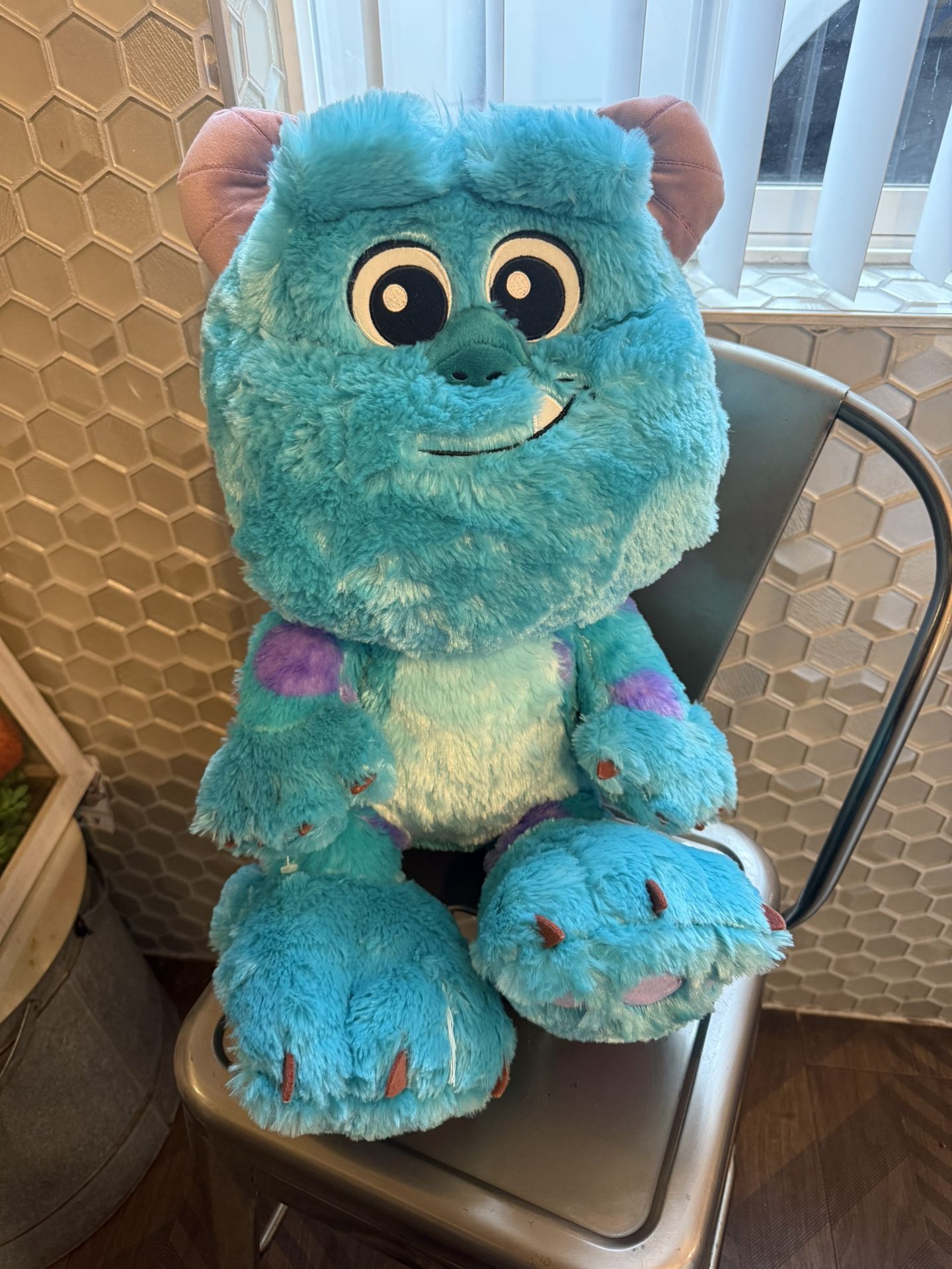 DISNEY PARKS SULLEY PLUSH LARGE DISNEYLAND BIG FEET SULLY PLUSH FROM MONSTERS INC