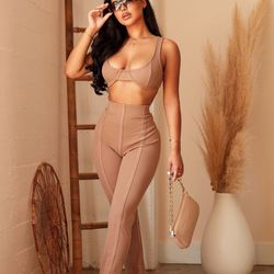 Pant Set Mocha Xs