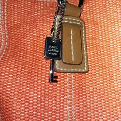 ORANGE FOSSIL PURSE GOOD CONDITION $25.00