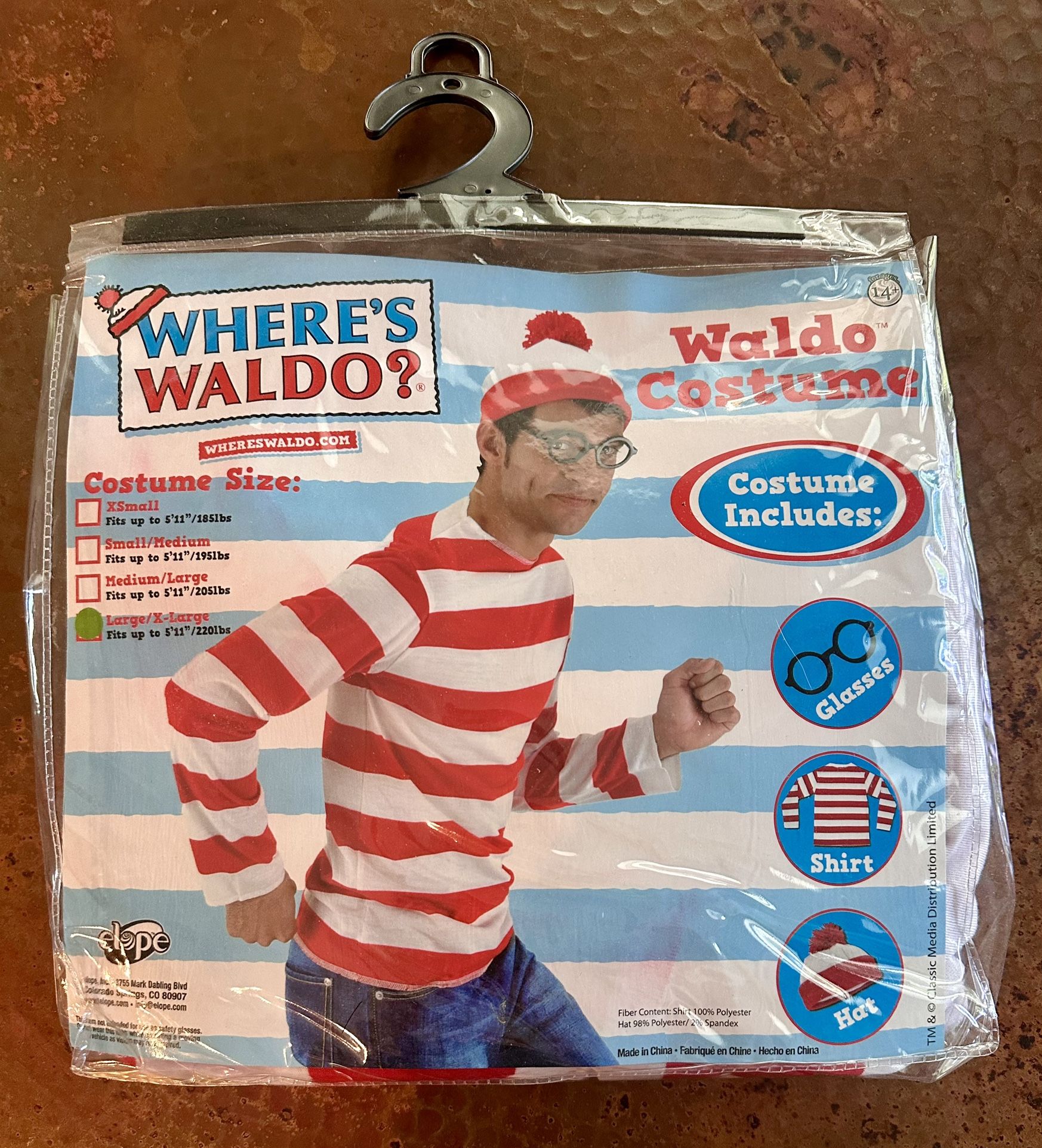 WHERE’S WALDO COSTUME