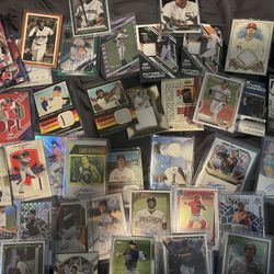 Tons Of Baseball Cards Bowman Chrome Topps Basketball 