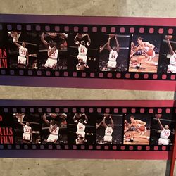 Vintage Chicago Bulls Poster Michael Jordan