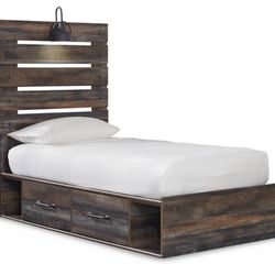 Twin bed frame, Dresser And Night Stand