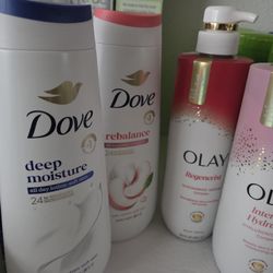 Dove & Olay Body Wash