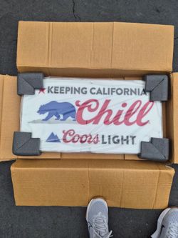 Coors Light light-up Bar sign