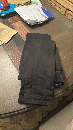 Boys Black Uniforms Pants Size 12