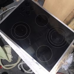 Kitchen Aide Glass Cooktop Some Wear