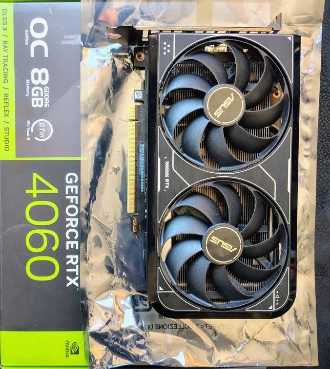 Nvidia GEFORCE RTX OC 4060 8GB 