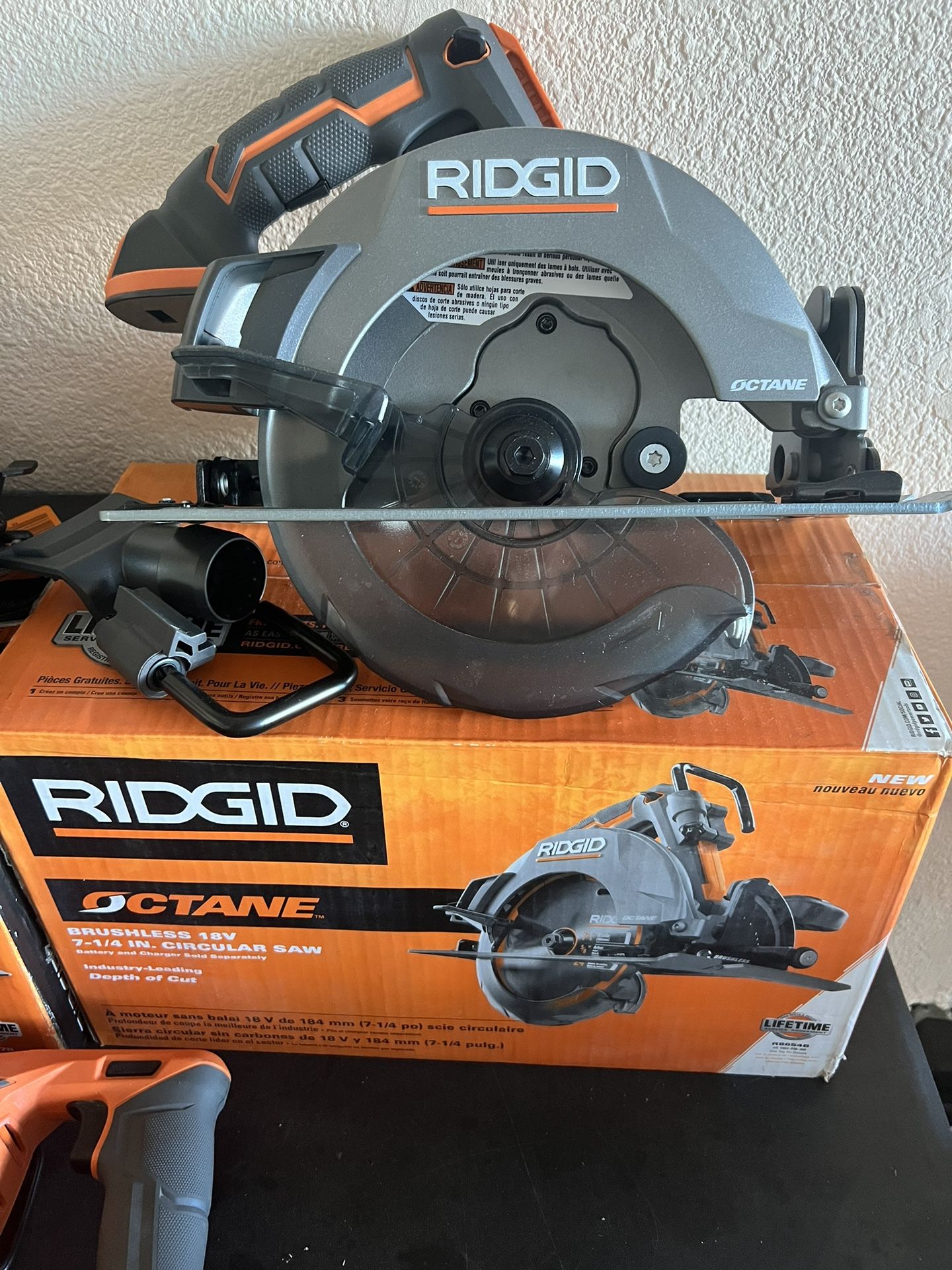 Ridgid Circular Saw 7 1/4 Octane