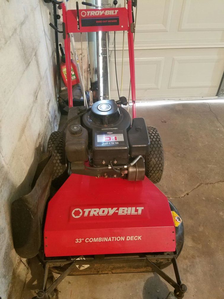 Troy bilt 33 walk behind hot sale