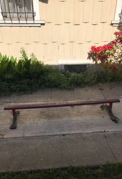Skate board flat bar