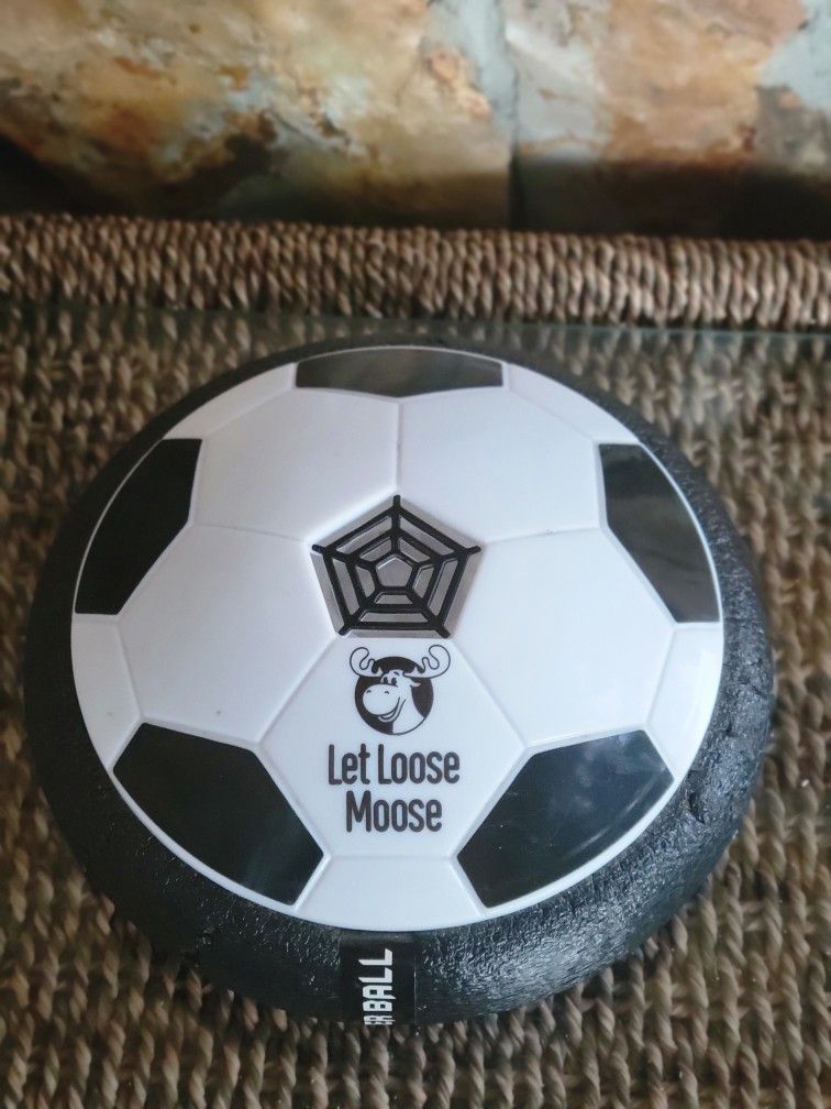 Kids LED Hover Soccer Ball Indoor Bumper Ball Sports, Let Loose Moose